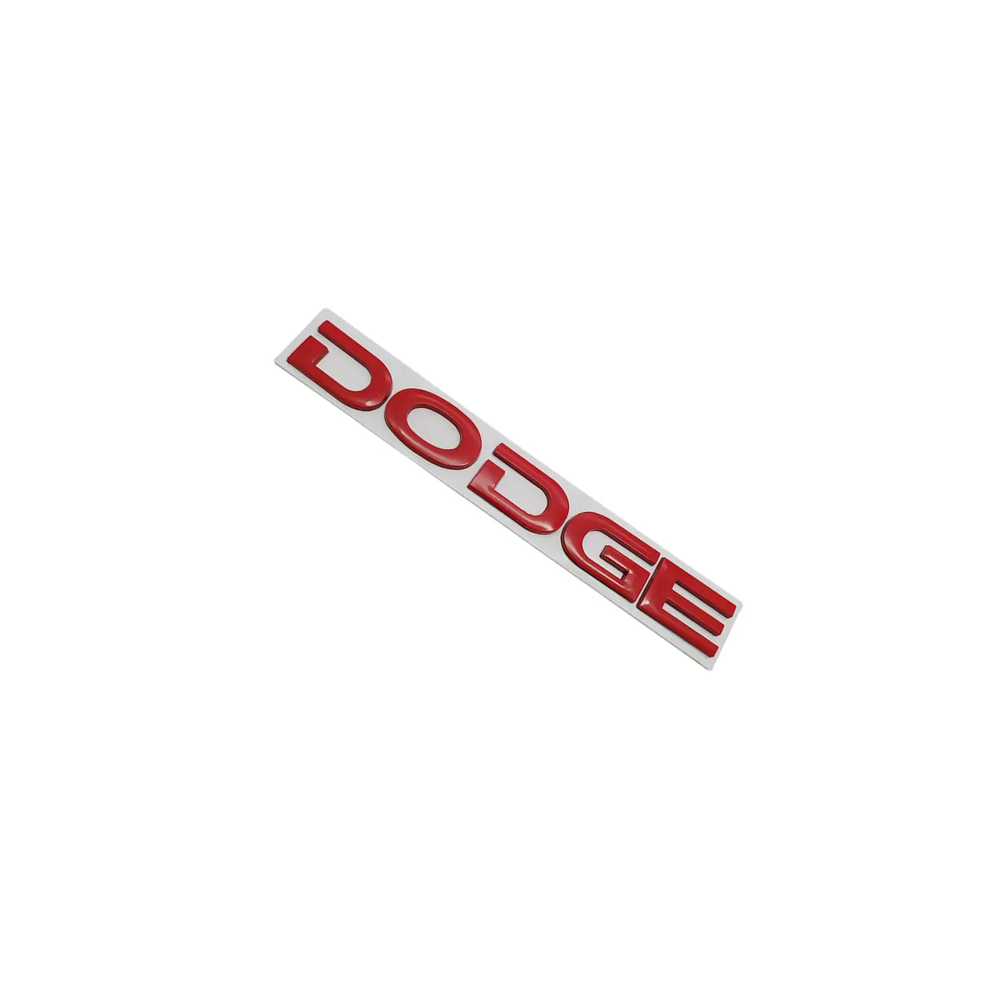Logo Emblema Para Dodge 20x2.4cm Metálico Rojo 3