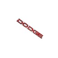 Logo Emblema Para Dodge 20x2.4cm Metálico Rojo - Miniatura 3