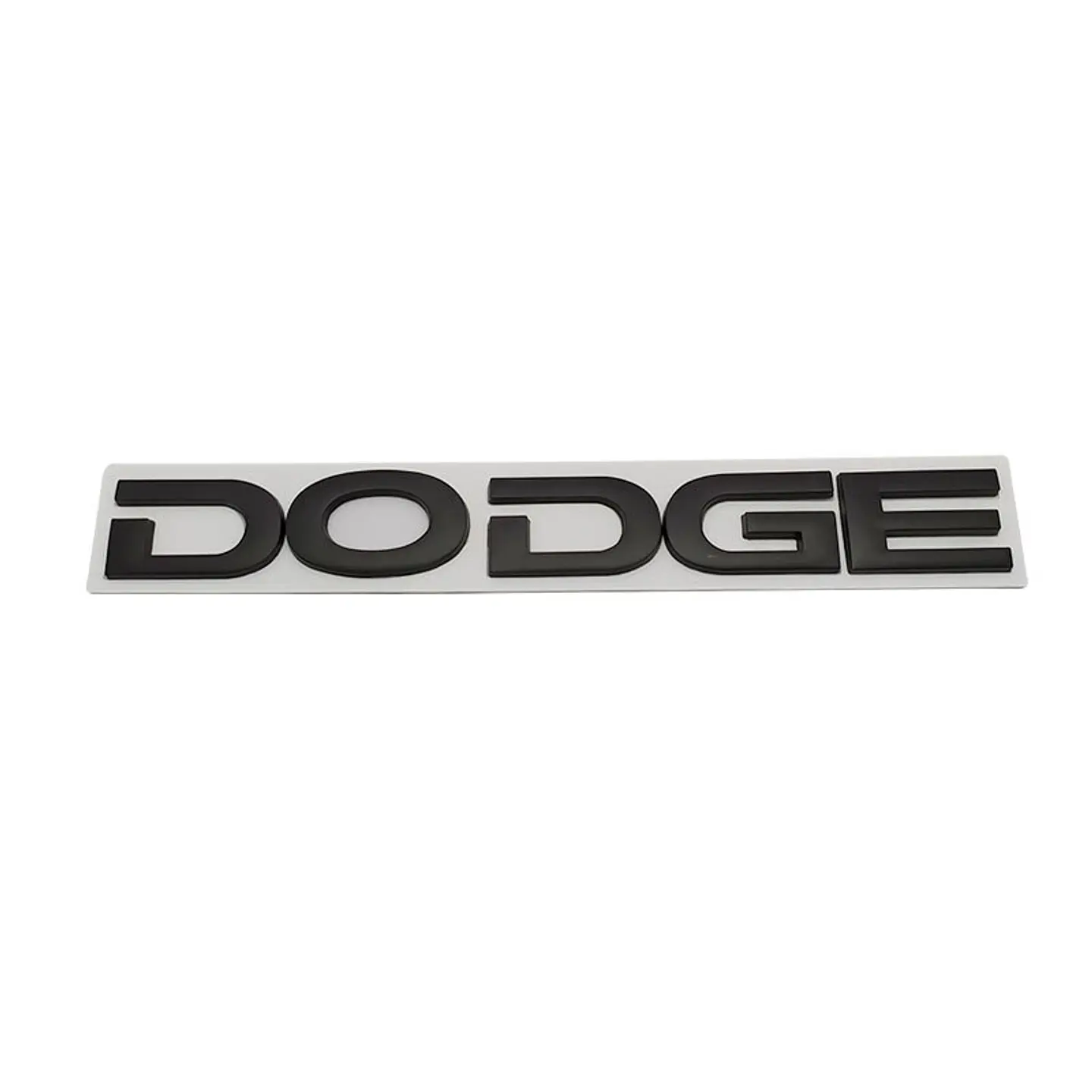 Logo Emblema Para Dodge 20x2.4cm Metálico Negro 1