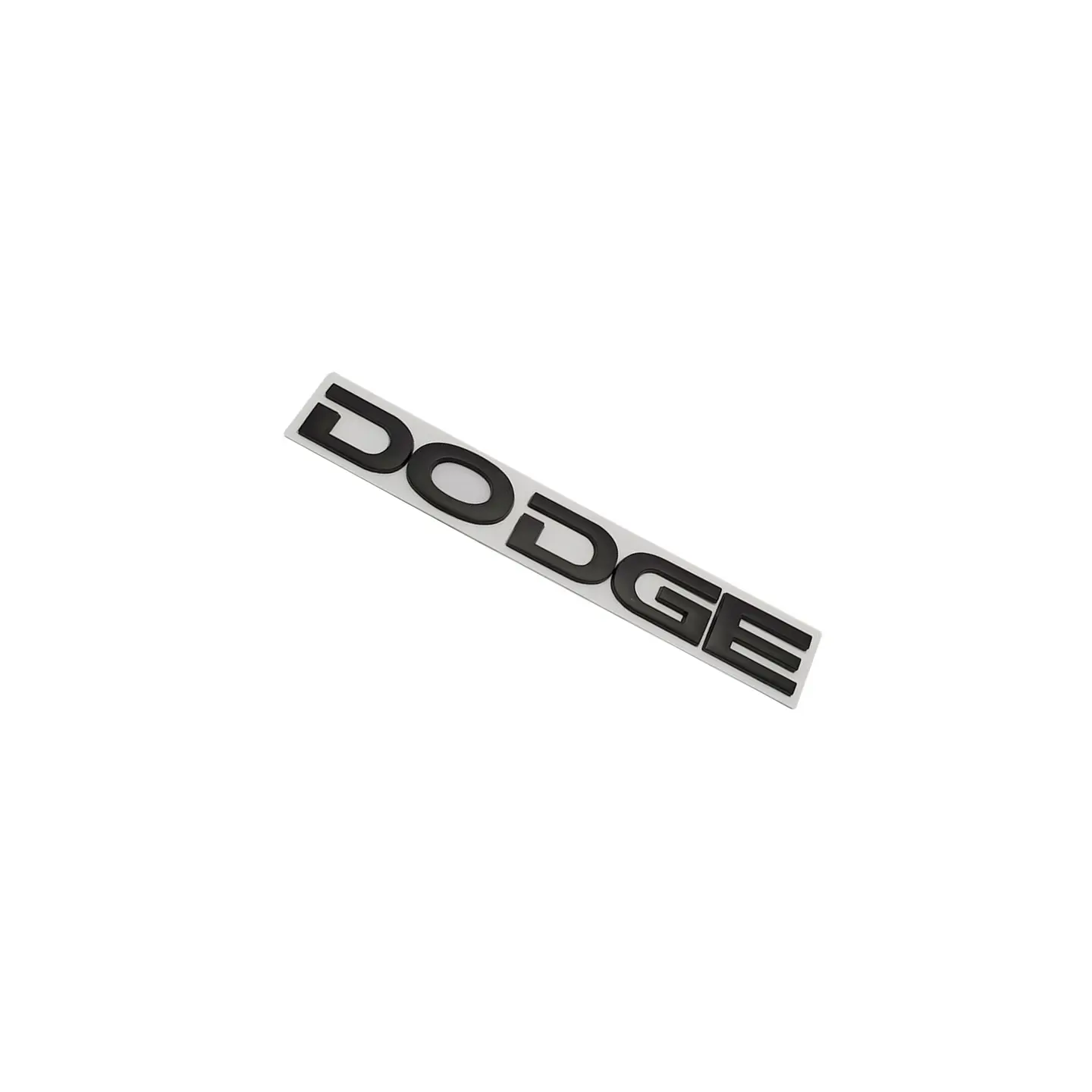 Logo Emblema Para Dodge 20x2.4cm Metálico Negro 2