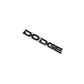 Logo Emblema Para Dodge 20x2.4cm Metálico Negro - Miniatura 2