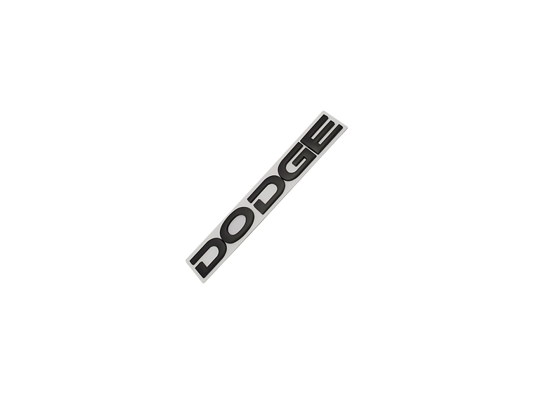 Logo Emblema Para Dodge 20x2.4cm Metálico Negro 3