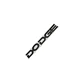 Logo Emblema Para Dodge 20x2.4cm Metálico Negro - Miniatura 3