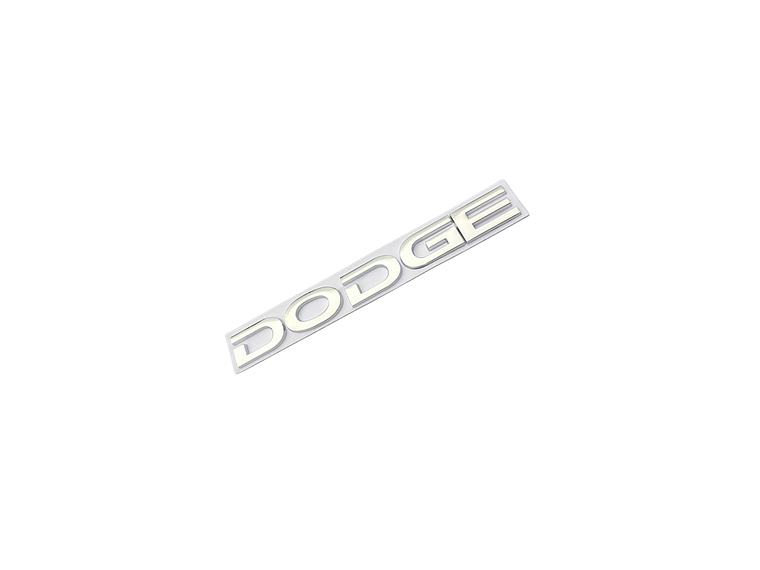 Logo Emblema Para Dodge 20x2.4cm Metálico Cromado 2