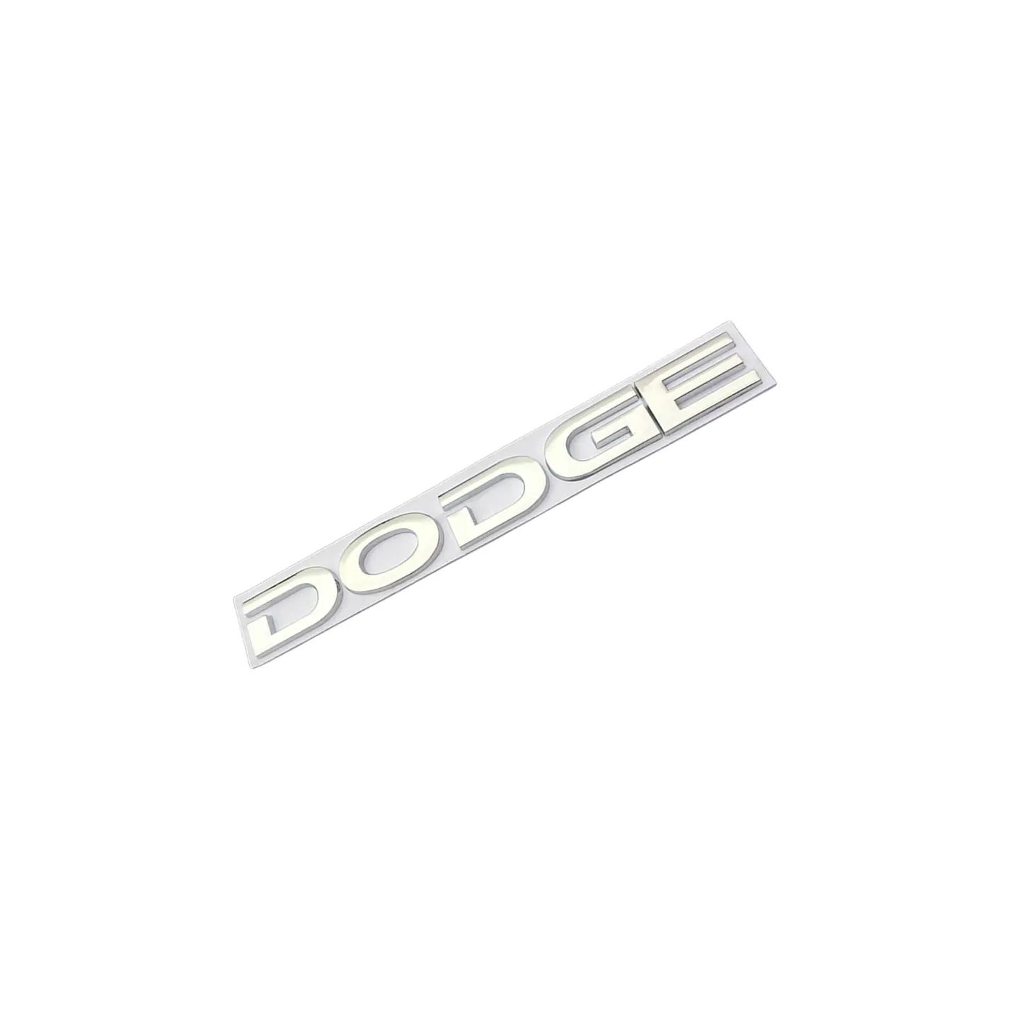 Logo Emblema Para Dodge 20x2.4cm Metálico Cromado 2