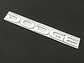 Logo Emblema Para Dodge 20x2.4cm Metálico Cromado - Miniatura 1