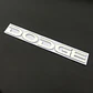 Logo Emblema Para Dodge 20x2.4cm Metálico Cromado - Miniatura 1