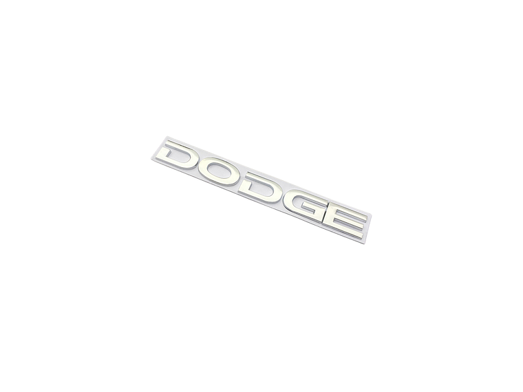 Logo Emblema Para Dodge 20x2.4cm Metálico Cromado 3
