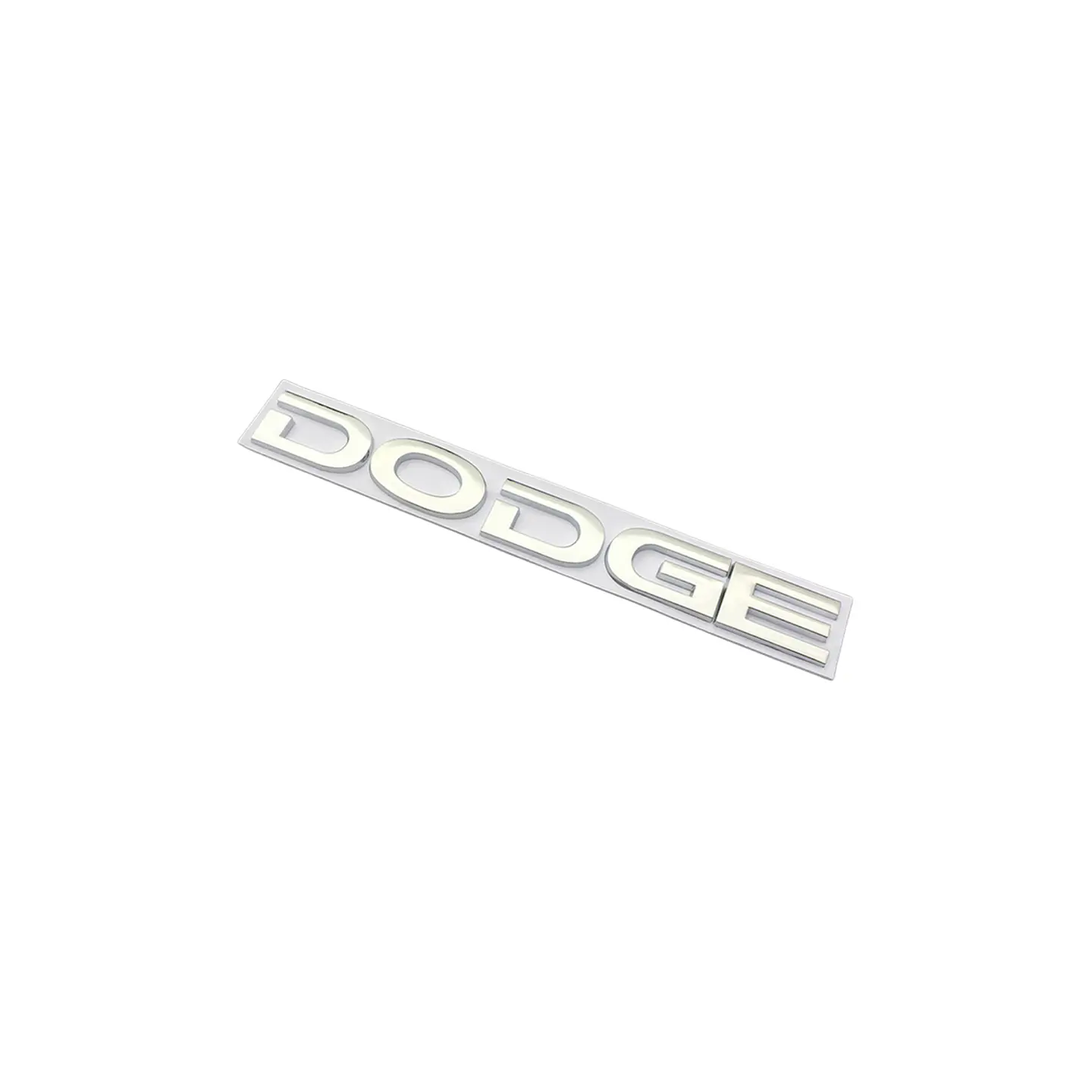 Logo Emblema Para Dodge 20x2.4cm Metálico Cromado 3