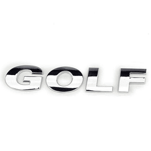 Emblema Logo Para Volkswagen Golf Cromado