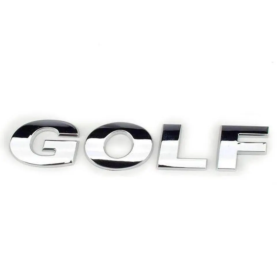 Emblema Logo Para Volkswagen Golf Cromado 1