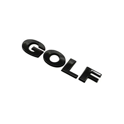 Emblema Logo Para Volkswagen Golf Negro