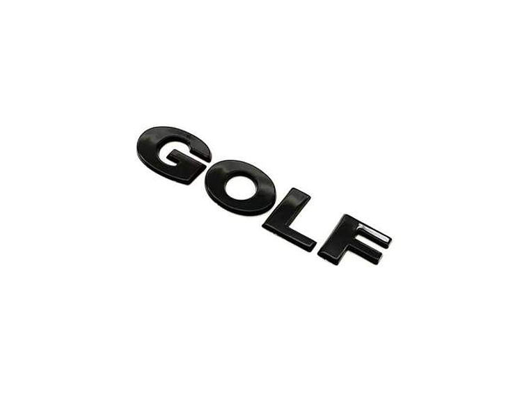Emblema Logo Para Volkswagen Golf Negro 1