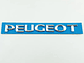 Emblema Logo Para Peugeot 15.6x1.6cm - Miniatura 1