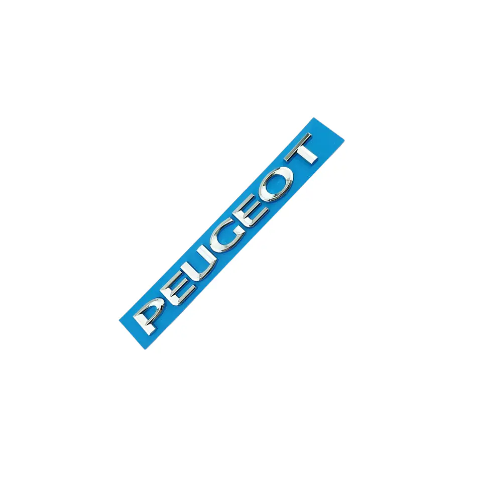 Emblema Logo Para Peugeot 15.6x1.6cm 2