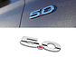 Emblema Logo 5.0 Para Ford Mustang 13.8x3.5cm Cromado - Miniatura 2