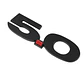 Emblema Logo 5.0 Para Ford Mustang 13.8x3.5cm Negro - Miniatura 2