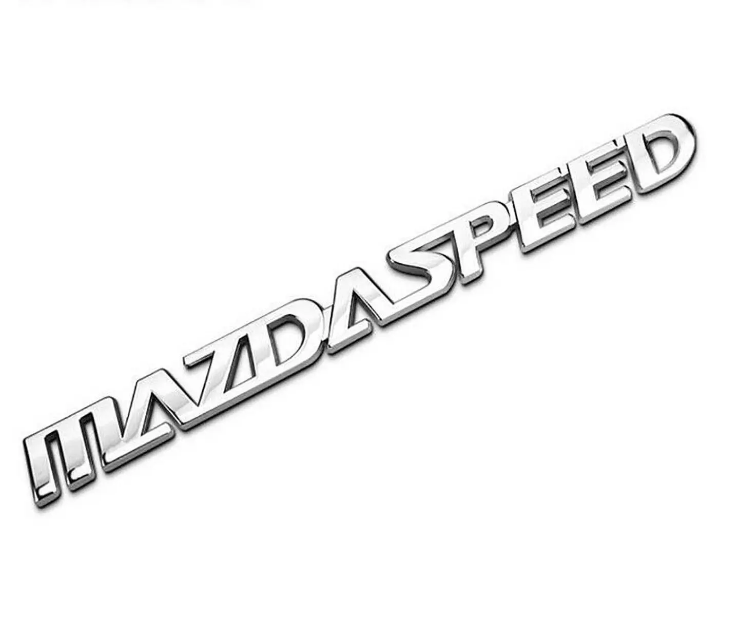 Logo Emblema Mazdaspeed Para Mazda 16.5x1.4cm Cromado 1