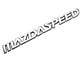 Logo Emblema Mazdaspeed Para Mazda 16.5x1.4cm Cromado - Miniatura 1