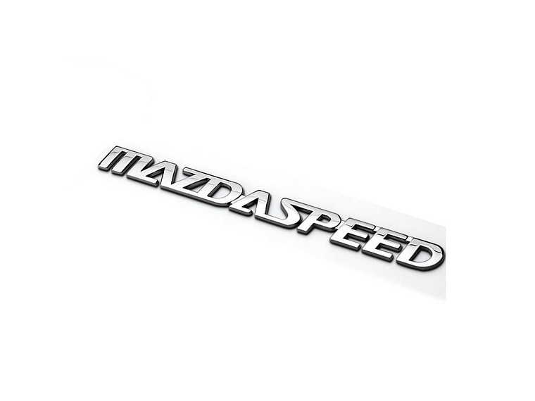 Logo Emblema Mazdaspeed Para Mazda 16.5x1.4cm Cromado 2