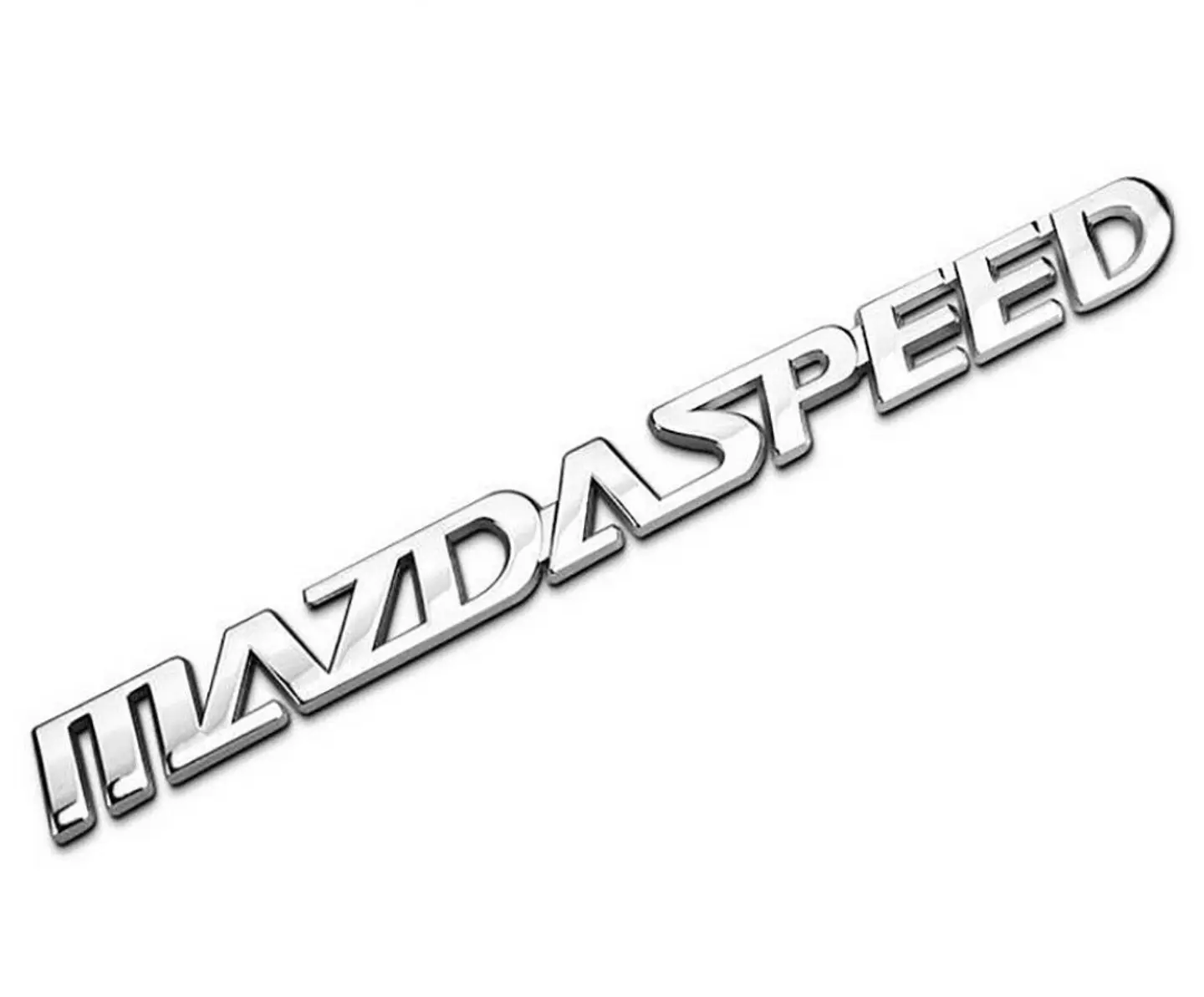 Logo Emblema Mazdaspeed Para Mazda 16.5x1.4cm Cromado 3