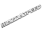 Logo Emblema Mazdaspeed Para Mazda 16.5x1.4cm Cromado - Miniatura 3