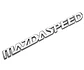 Logo Emblema Mazdaspeed Para Mazda 16.5x1.4cm Cromado - Miniatura 3