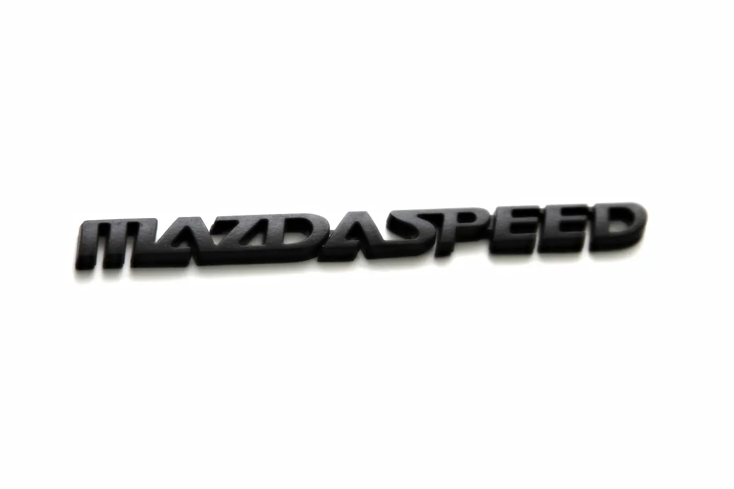 Logo Emblema Mazdaspeed Para Mazda 16.5x1.4cm Negro 1