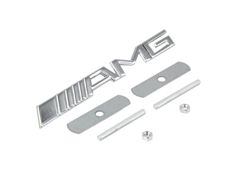 Logo Emblema Frontal Parrilla Amg Para Mercedes Benz 2