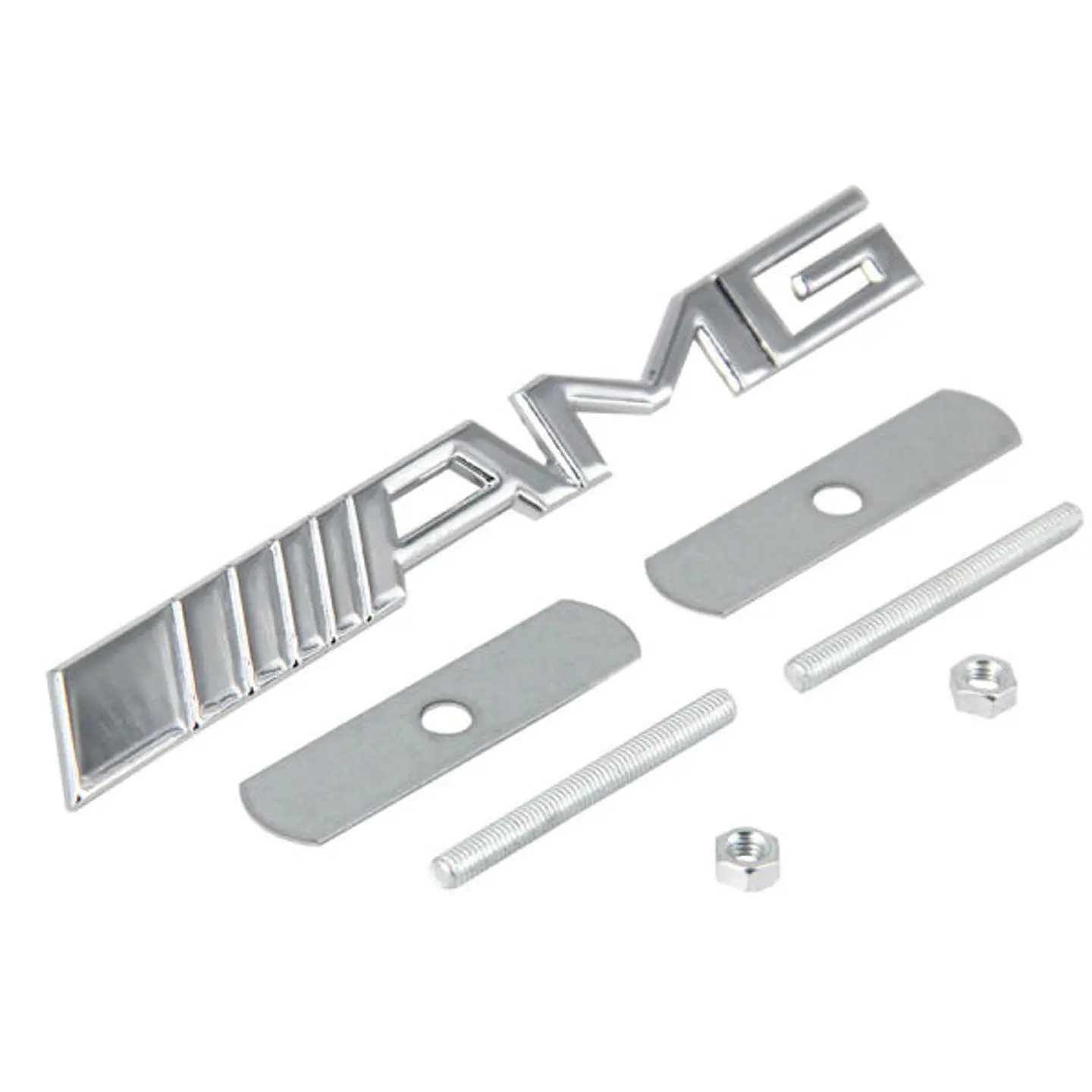 Logo Emblema Frontal Parrilla Amg Para Mercedes Benz 2