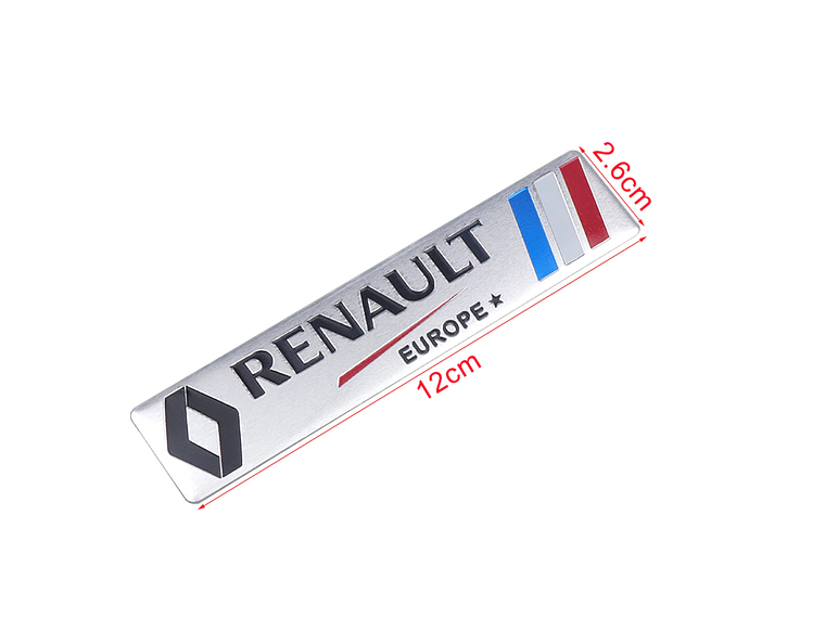 Logo Emblema Para Renault Europe 12x2.6cm 1