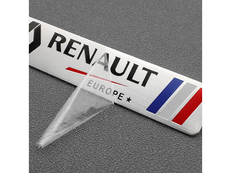 Logo Emblema Para Renault Europe 12x2.6cm 3