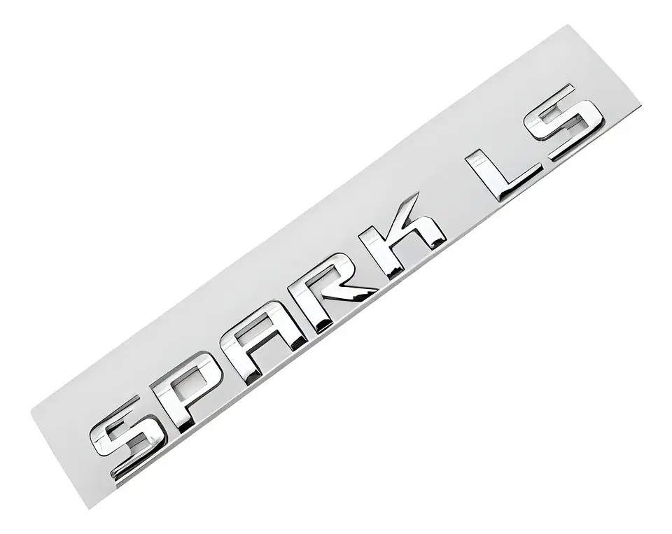 Logo Emblema Para Chevrolet Spark Ls Cromado 1