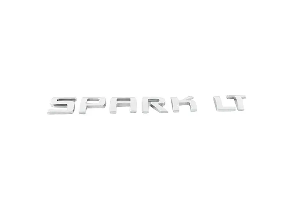Logo Emblema Para Chevrolet Spark Lt Cromado 2