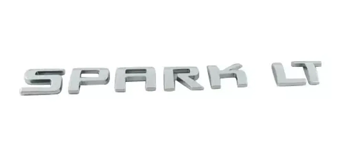 Logo Emblema Para Chevrolet Spark Lt Cromado 1
