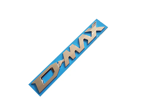 Emblema Dmax Logo Para Chevrolet D-max 2.6x20cm Cromado