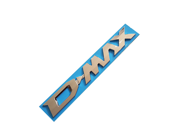 Emblema Dmax Logo Para Chevrolet D-max 2.6x20cm Cromado 1