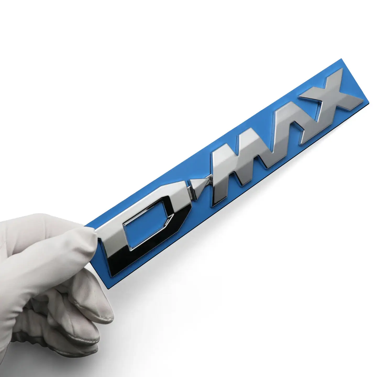 Emblema Dmax Logo Para Chevrolet D-max 2.6x20cm Cromado 2
