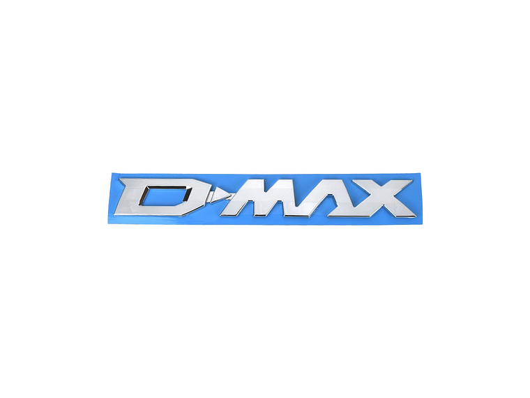 Emblema Dmax Logo Para Chevrolet D-max 2.6x20cm Cromado 3