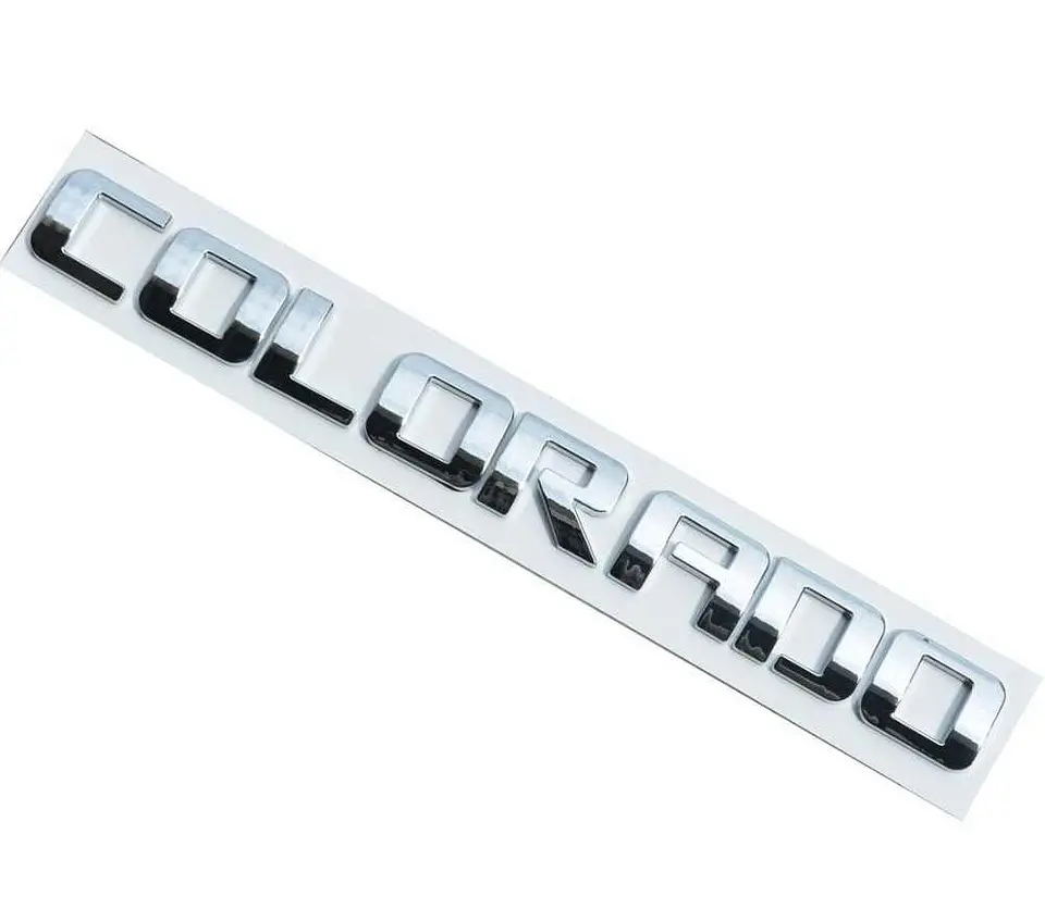 Logo Emblema Para Chevrolet Colorado Cromado 1