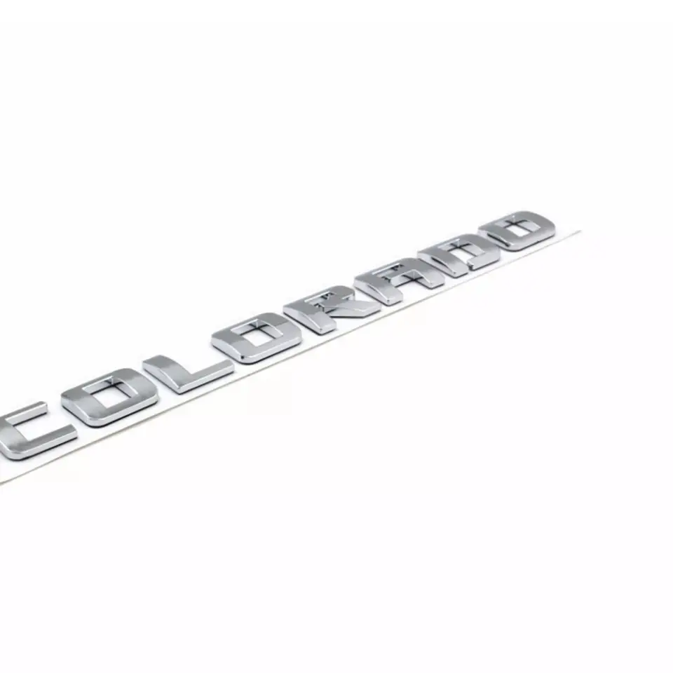 Logo Emblema Para Chevrolet Colorado Cromado 3