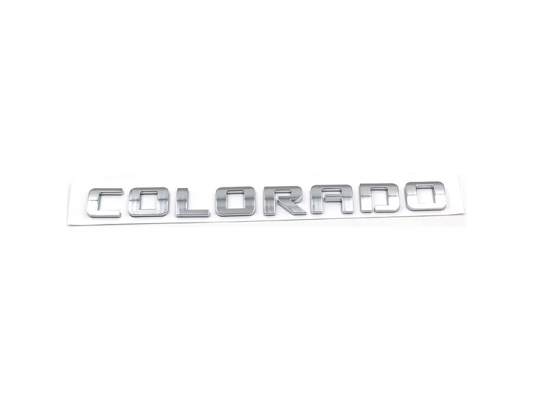 Logo Emblema Para Chevrolet Colorado Cromado 4