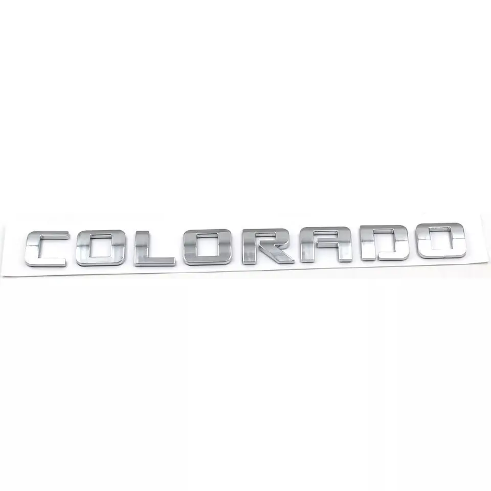 Logo Emblema Para Chevrolet Colorado Cromado 4