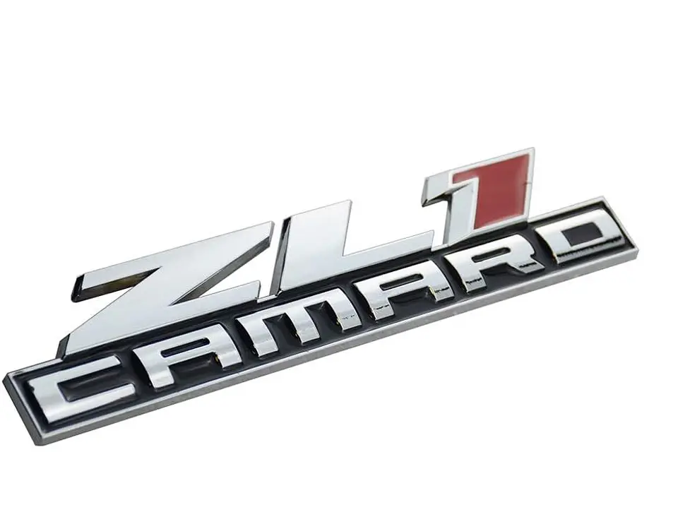 Logo Emblema Para Chevrolet Zl1 Camaro 13.8x3cm Metálico  1