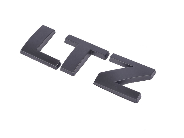 Emblema Logo Ltz Para Chevrolet 7.9x2.7cm Negro 1