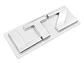 Emblema Logo Ltz Para Chevrolet 7.9x2.7cm Cromado - Miniatura 2