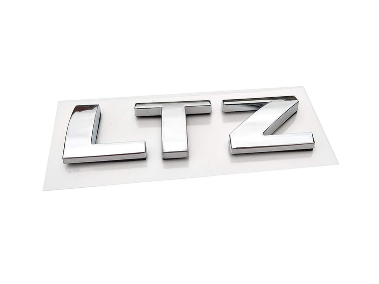 Emblema Logo Ltz Para Chevrolet 7.9x2.7cm Cromado 1