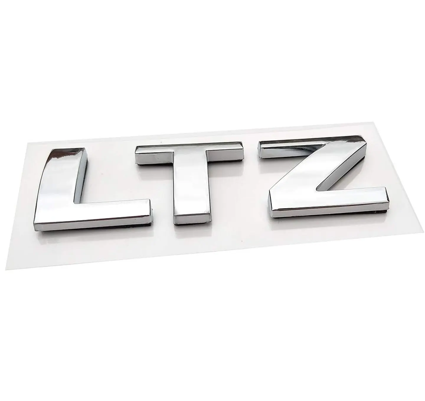 Emblema Logo Ltz Para Chevrolet 7.9x2.7cm Cromado 1
