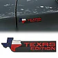Logo Emblema Texas Edition 5x16.4cm Para Chevrolet Ford Etc Negro - Miniatura 2