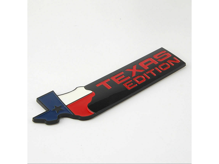 Logo Emblema Texas Edition 5x16.4cm Para Chevrolet Ford Etc Negro 3